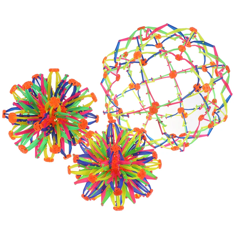 เด็ก Magic Telescopic Ball ดอกไม้กลางแจ้ง Ball โยนลูกบอลหลากหลาย Blossom Party ตลก Props Parent-Child Interaction ของเล่น
