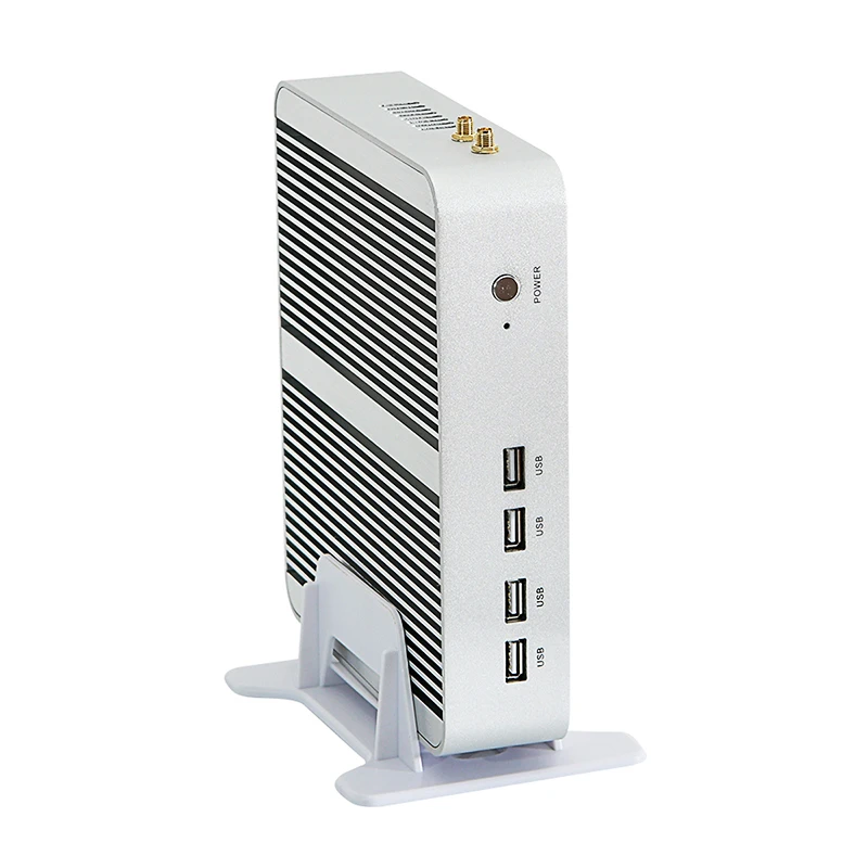 Mới nhất Kaby Lake R 8Gen Quạt Không Cánh Mini PC I7 8550u Intel UHD620 Win10 Quad Core 8 Threads DDR4 2133 2400 NUC Chuyền máy tính