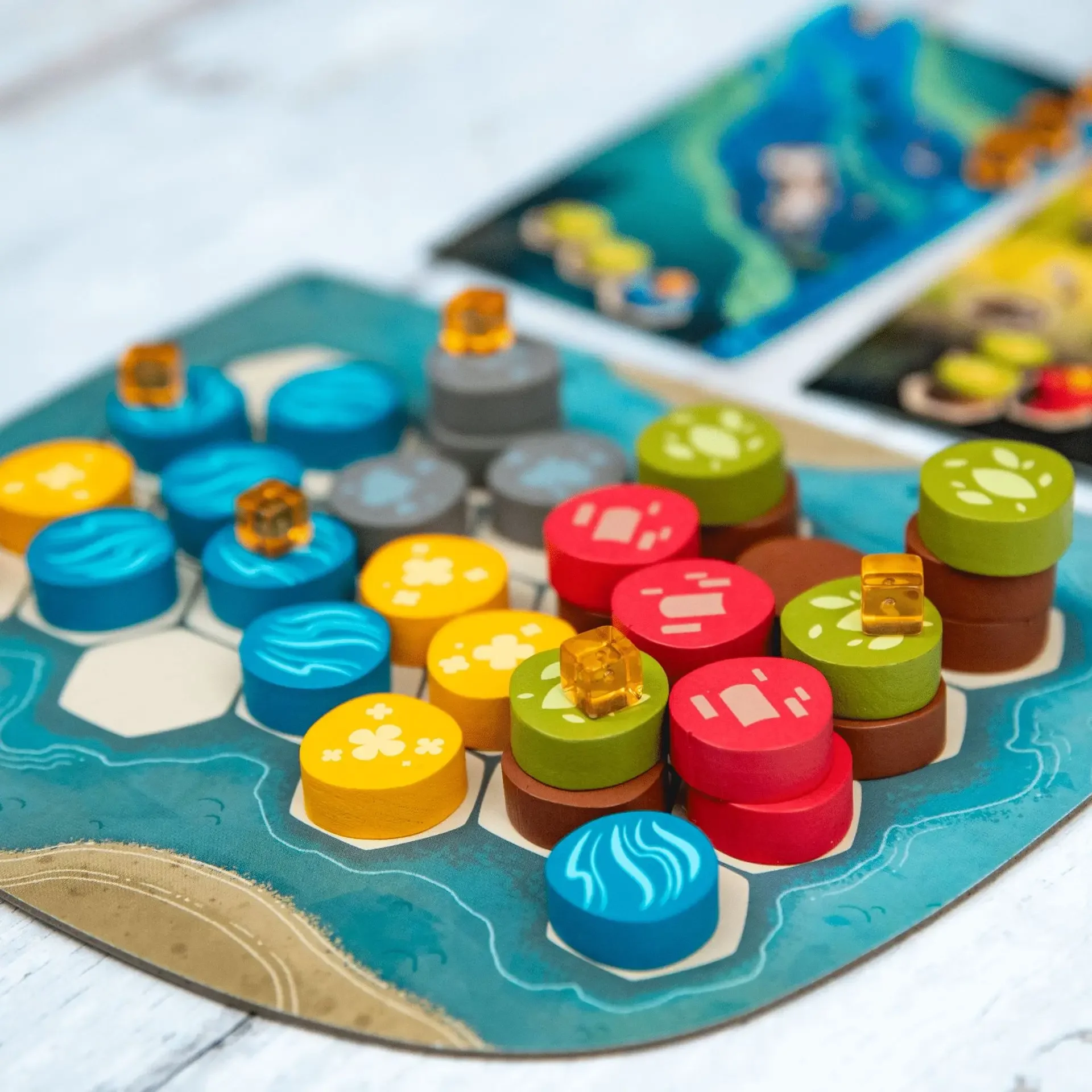 Board Games-Harmonies-Creation of Landscapes and Habitats for Animals - Strategy and Creativity - For Ages 10 and Above