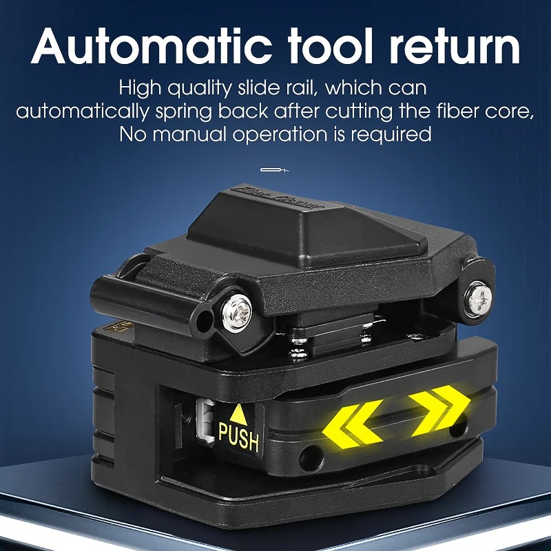 Cuchilla de corte de Cable de fibra de AUA-6C, herramientas de cuchillo de fibra óptica FTTT, cuchilla de alta precisión, hoja de 16 puntos