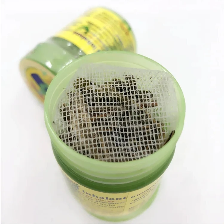 1 Uds. Enfriador de flujo de nariz refrescante esencias refrescantes inhalador inhalante a base de hierbas tailandesas AREBY tradicional