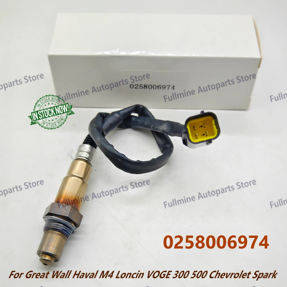 NUEVO 0258006974   Sensor de oxígeno O2 delantero y trasero para Great Wall Haval M4 Loncin VOGE 300 500 Chevrolet Spark de alta calidad