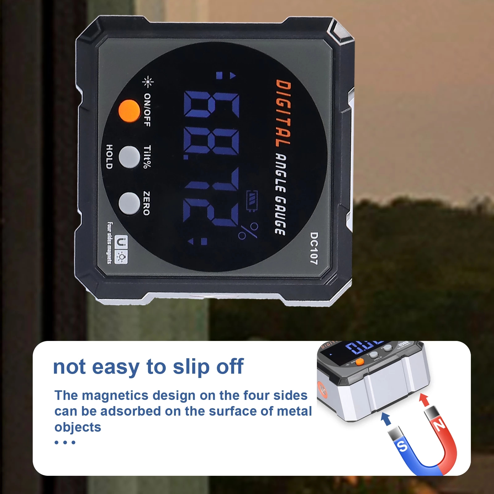 Kỹ Thuật Số Protractor Laser USB Inclinometer 360 ° Độ Góc Tìm Độ Chính Xác Cao Goniometer Nam Châm Đo Độ Nghiêng Dụng Cụ