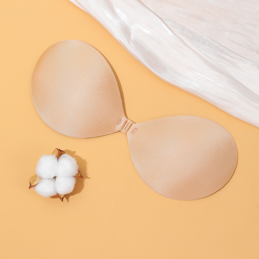 VKME-Sujetador Invisible de realce para mujer, sujetador autoadhesivo de silicona con cierre frontal, adhesivo, sin espalda, sin tirantes