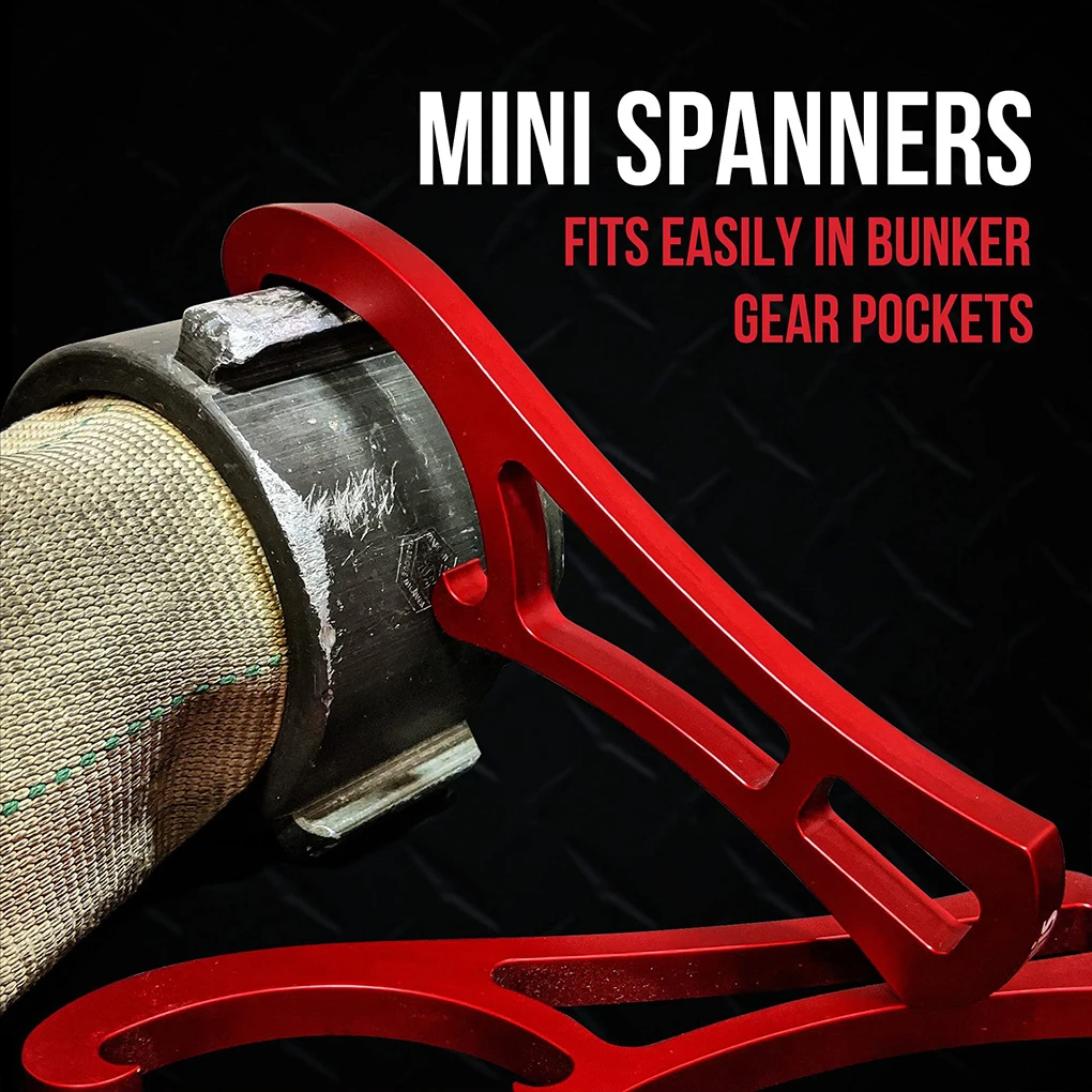 2PCS Firefighting Mini Spanners Lightweight & Portable Spanner Wrench Must Have Firefighter Tools