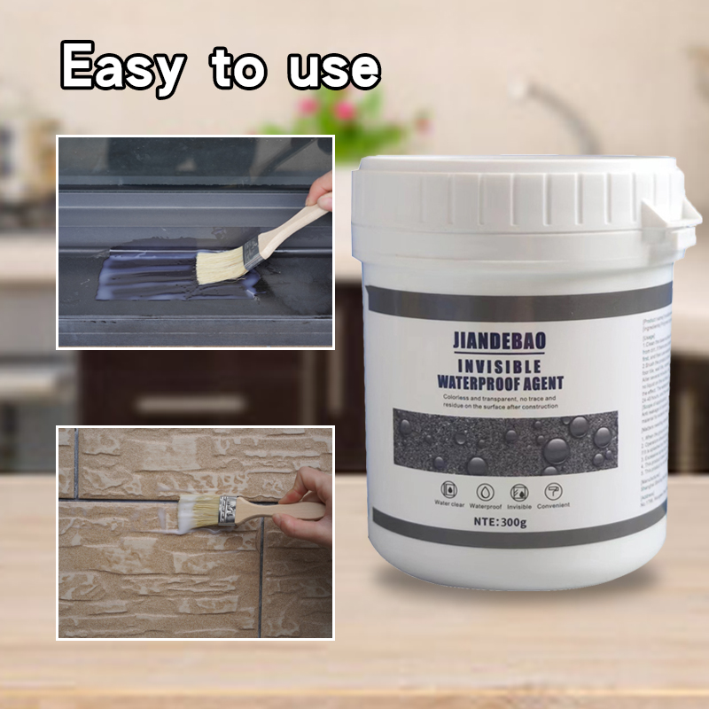 100g/300g Agente impermeabile invisibile Rivestimento sigillante trasparente Sigillante senza perdite Strumento di riparazione per WC domestico