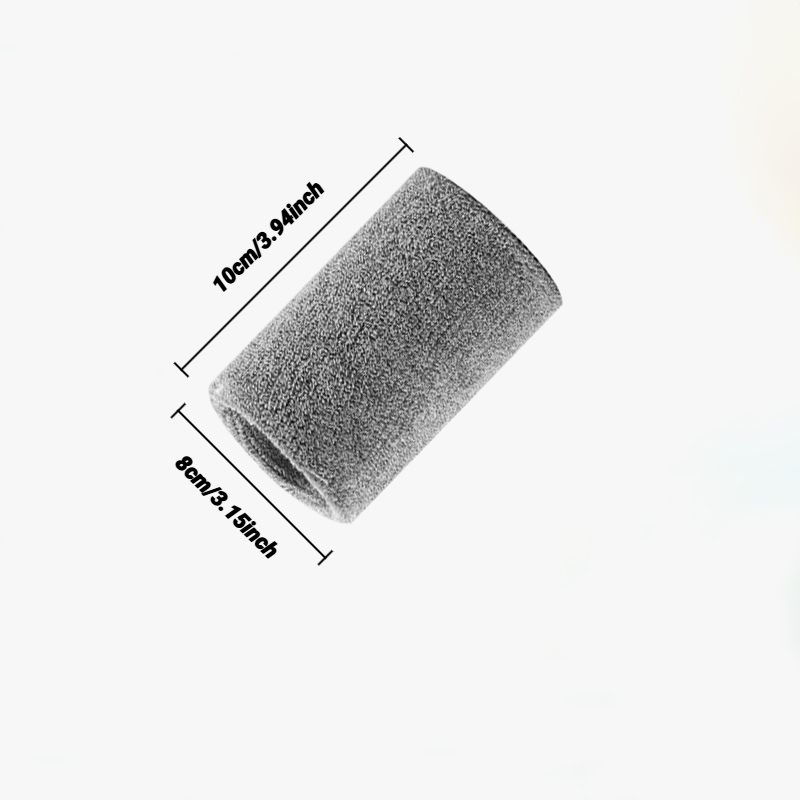 Muñequera deportiva con absorción de sudor, protector de muñeca que absorbe la humedad para tenis, baloncesto, correr, bandas absorbentes, 6 uds.