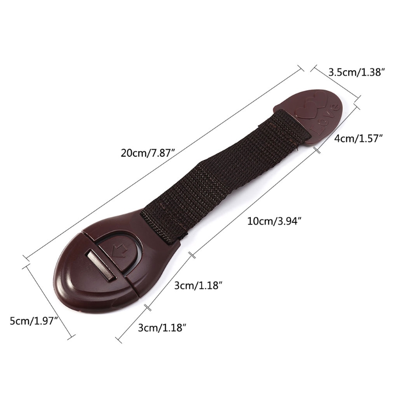 10 ชิ้นเด็กความปลอดภัยตู้ล็อคเด็ก Proof Security Protector ลิ้นชักประตูตู้ล็อคพลาสติกป้องกันเด็กความปลอดภัยประตูล็อค