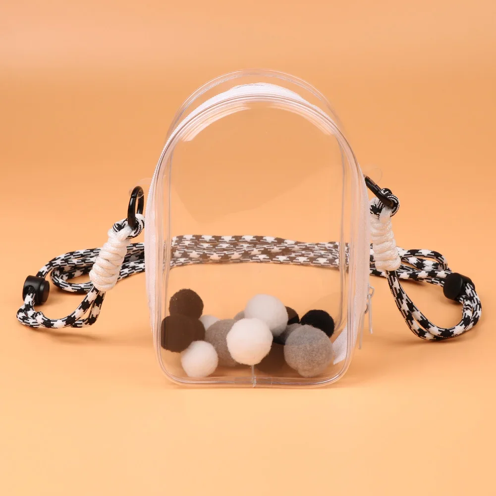 Защитный чехол Labubu Labubu для сидения, 17 см, хлопковая кукла, сумка для боли на плечо, сумка для хранения из ПВХ, пылезащитная сумка Labubu Walk