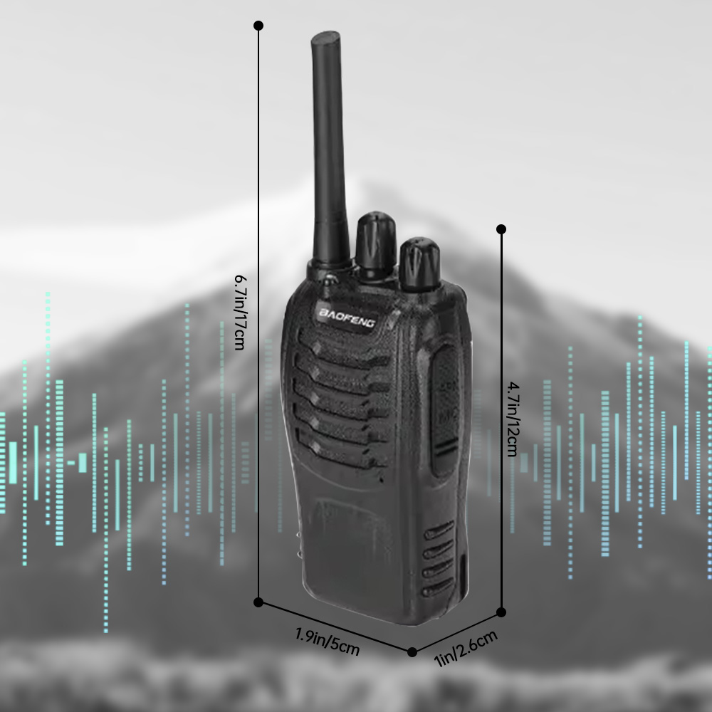2/4/6pcs Baofeng BF-88E portable wireless Handheld Long Range Walkie Talkie 446MHz 16CH UHF Ham Two Way Radio for Hunting