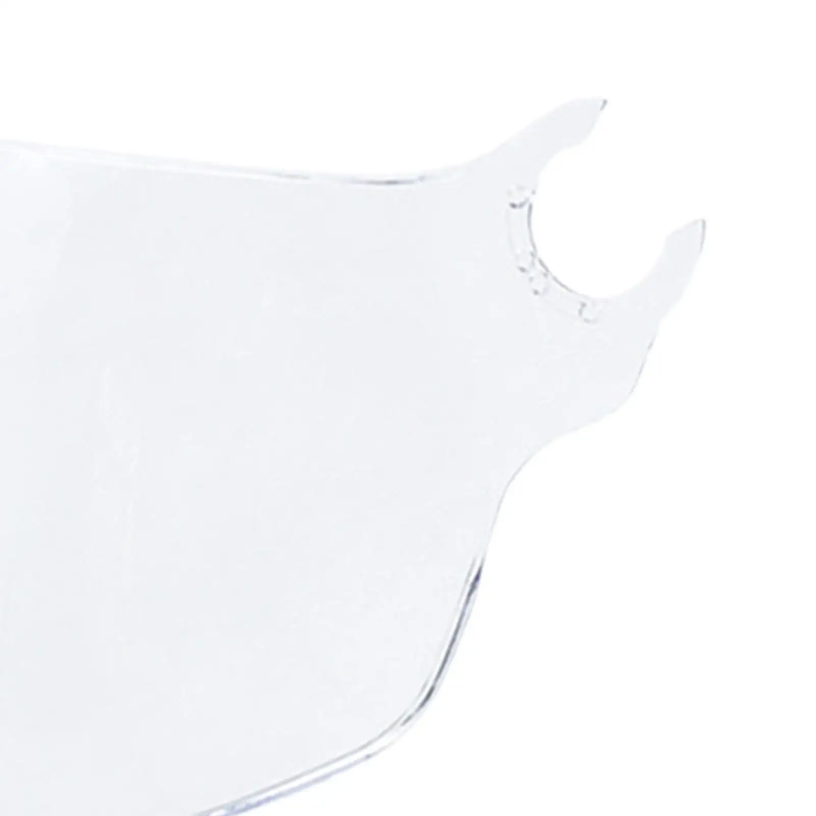 Visera de lente para cascos, Material de PC, práctico, resistente, accesorios de protección, cubierta de visera para LS2 de 562, flujo de aire