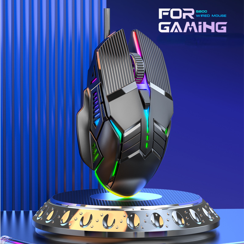 3200DPI Thiết Chuột Chơi Game Có Dây USB Chuột Chơi Game RGB Mause Game Thủ Chuột 6 Nút LED Liền Dây Chuột Cho Máy Tính máy Tính Laptop