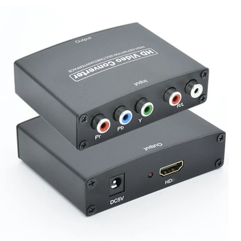Newest Ypbpr to HDMI Component to HDMI-Compatible HD Converter Ypbpr+L/Raudio to HDMI-Compatible Converter