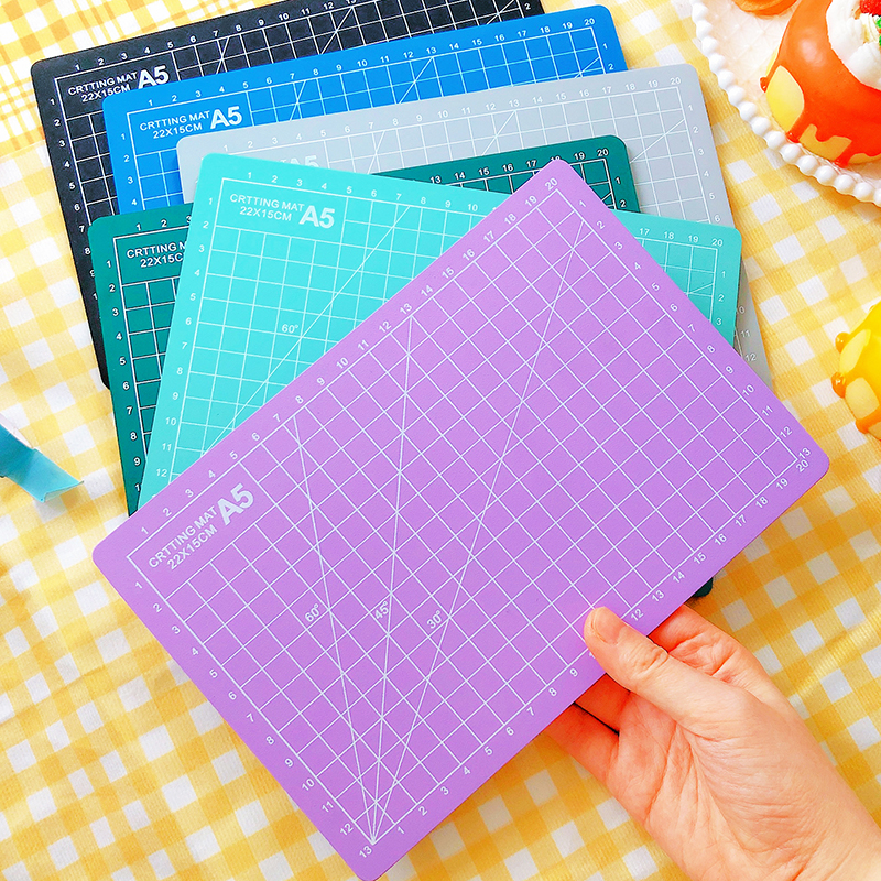 A5 Multifunctional Cutting Mat Diy Handicraft Art Engraving Board Paper Carving Pad High Elasticity Toughness art supplies 123