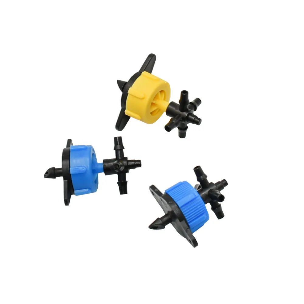 2L 4L 8L Irrigation Drippers Fitting 2/4-way Arrow Dropper Connector Cross Water Splitter Emitter Micro Drip Irrigation System
