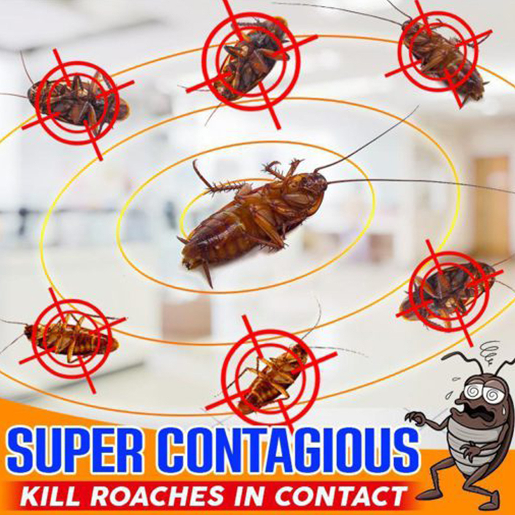 1-10pcs Cockroach Killer Indoor Infestation Effectively Natural Cockroach Repellent Versatile Roach Control Gel for Home Kitchen