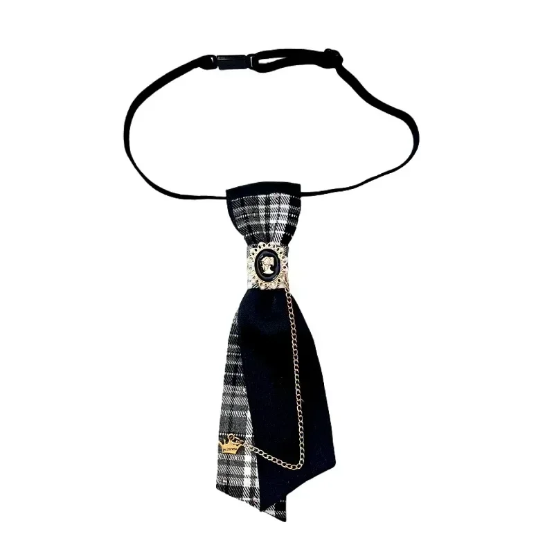 Vintage Bow Tie ผู้ชายผู้หญิงสไตล์วิทยาลัยเสื้อสูทอุปกรณ์เสริม Handmade ริบบิ้น Rhinestone คอดอกไม้ Ties