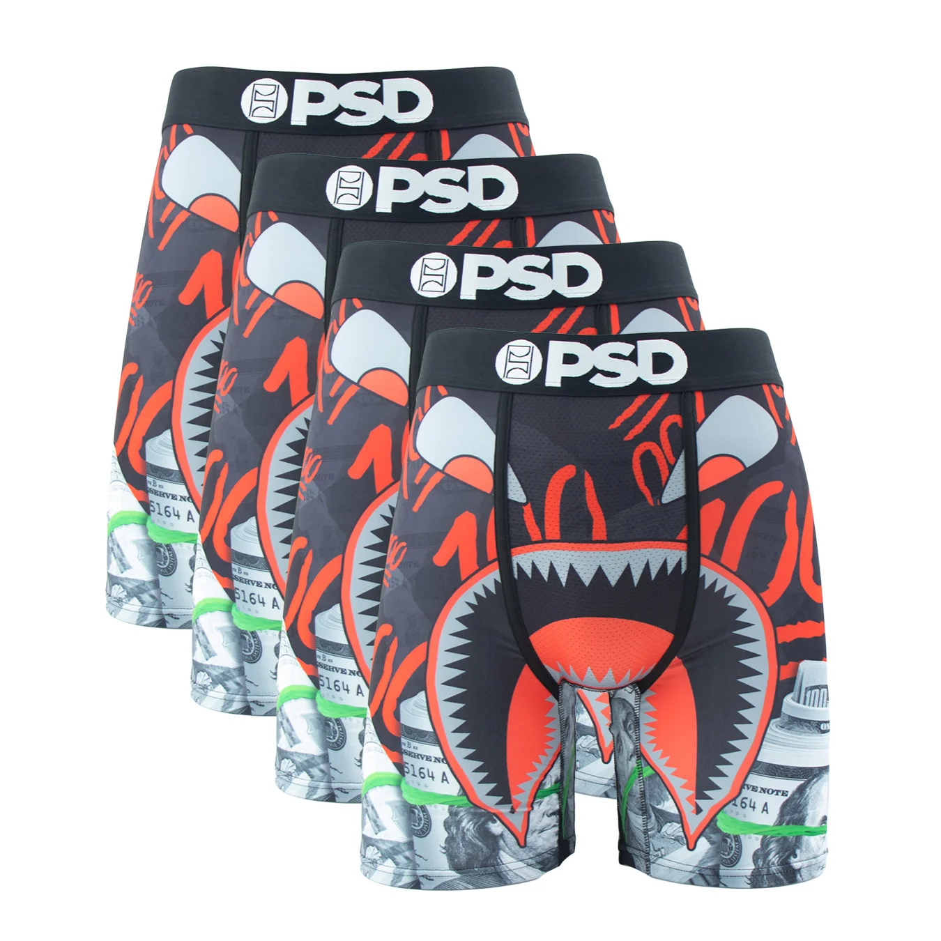 4Pcs Sexy Men Underwear Boxers Fashion Print Underpants Male Panties Lingerie Breathable Printed Summer Man Boxer Briefs Trunks