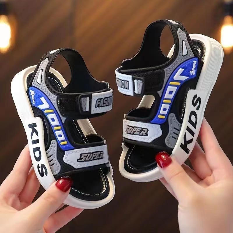 Kinder Sport Sandalen Sommer für Jungen Mädchen Casual Strand Schuh Bequeme Weiche Sohle Kinder Schuhe Mode Nicht-slip Hausschuhe
