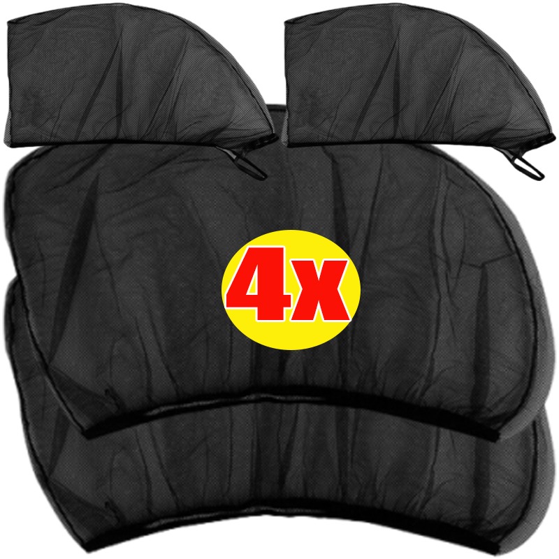 2/4 шт. автомобильные шторы, солнцезащитные шторы, летние незаменимые солнцезащитные шторы с защитой от комаров, автомобильные прохладные и безопасные