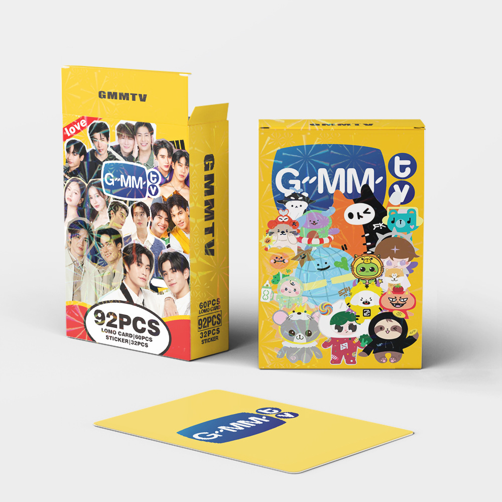 92 Stück GMMTV Thailand Minikarten, fächerförmige Sammlerstücke für F4/Bad Buddy-Serie