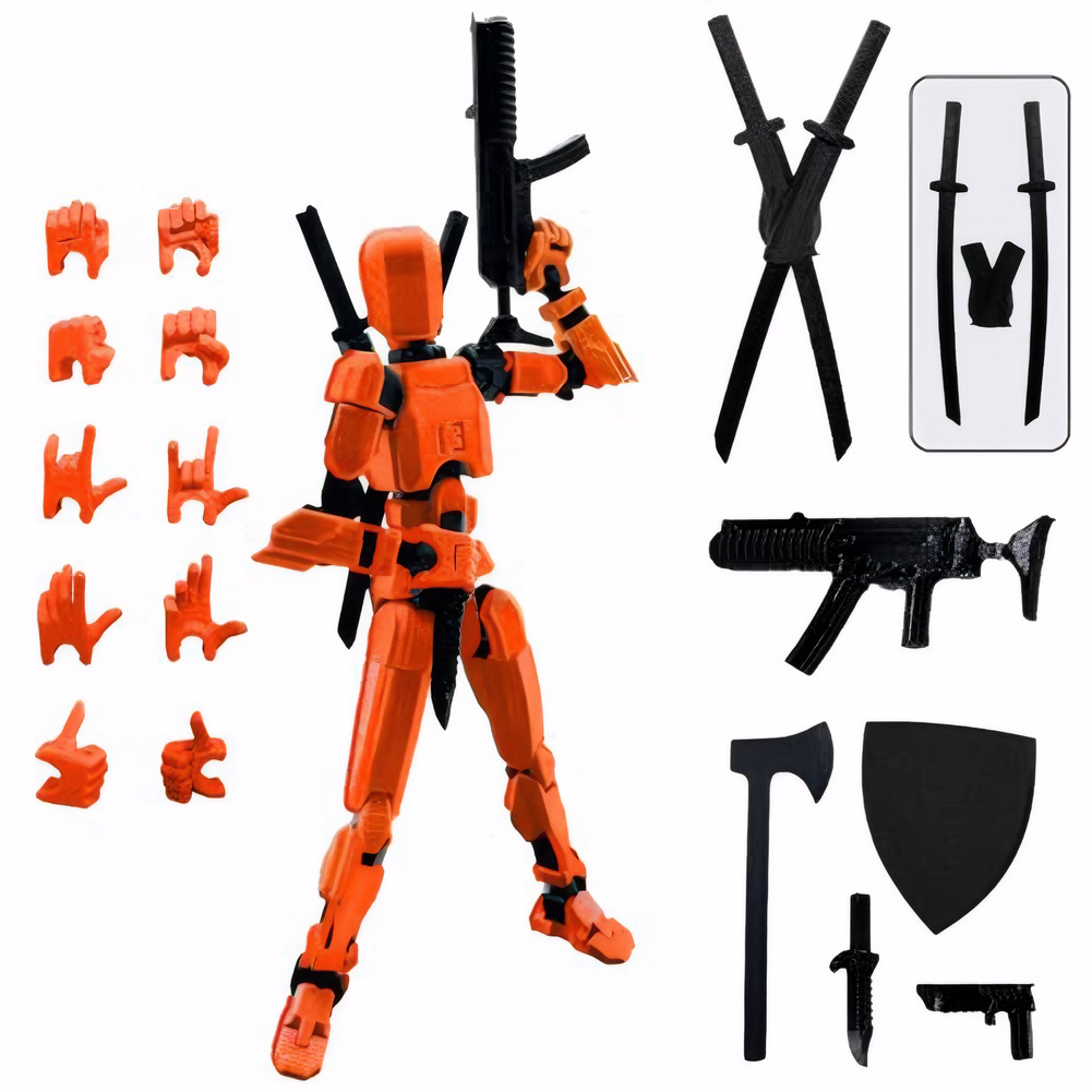 Dummy 13 Action figur Titan Multi-Gelenk roboter Spielzeug 3D-Drucker bewegliche Anime Figur Stress abbau Dekompression spielzeug für Jungen