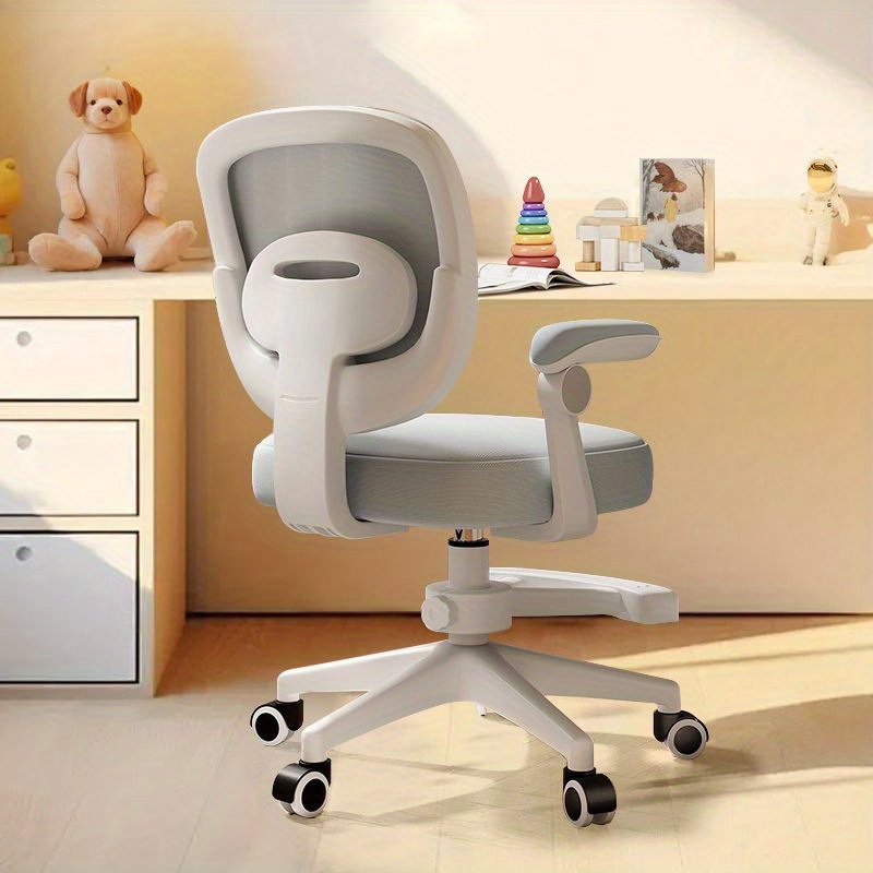 Silla giratoria cómoda y ergonómica, silla de oficina, respaldo para estudiantes en casa, silla elevable, reposabrazos ajustables para el hogar