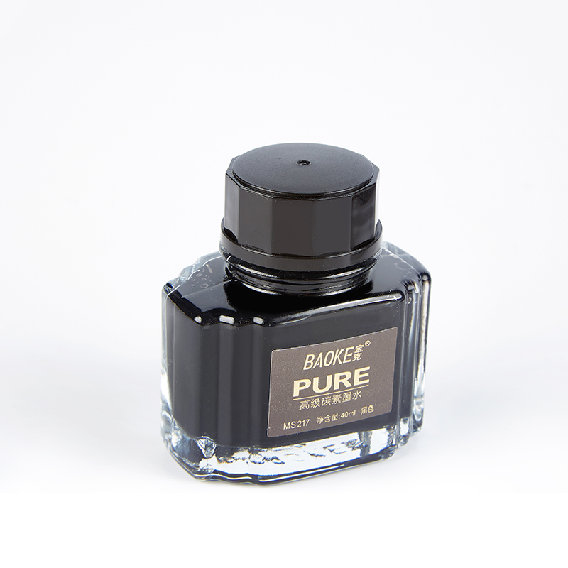 BAOKE MS217 40ml Black Carbon Fountain Pen Ink