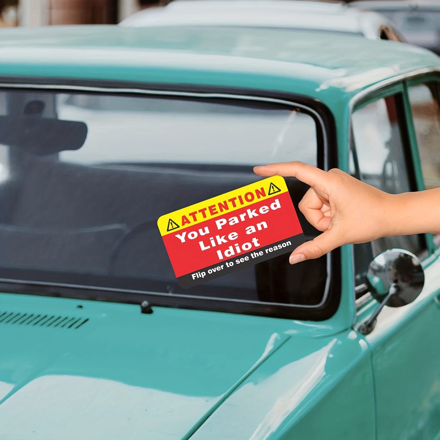 You Park Like an Idiot Business Cards (Pack of 50) Bad Parking Cards Multiple Reason Violation Adult Sock Stuffer