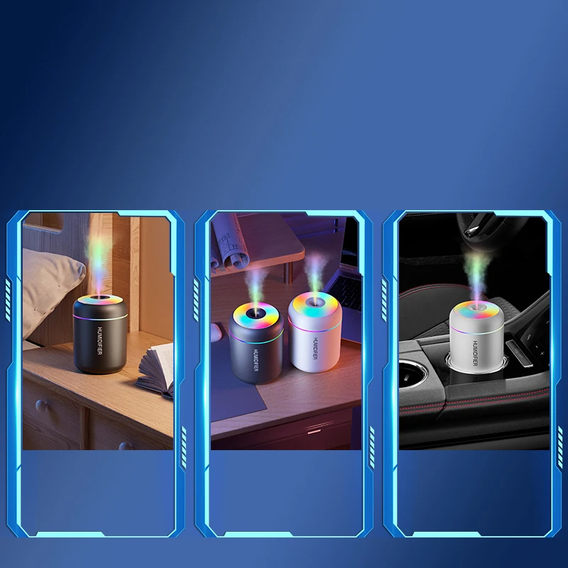 MINI AIR Humidifier USB ไฟฟ้า 180ML Aroma Diffuser น้ํามันหอมระเหยเครื่องฟอกอากาศ Aromatherapy Mist Maker สําหรับรถบ้านห้องนอน