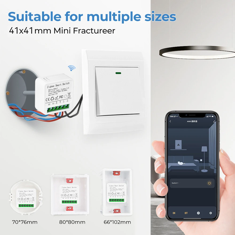 Ewelink app mini zigbee3.0 módulo de interruptor inteligente suporte 2way controle casa inteligente diy interruptores controle voz para alexa google alice