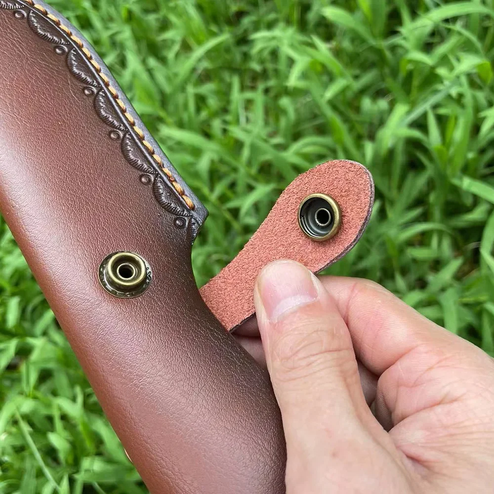 21 cm/23 cm/24,5 cm Universal Exquisite Geprägte Rindsleder Feste Klinge Messer Abdeckung Leder Fall Scheide Scheide holster für Messer