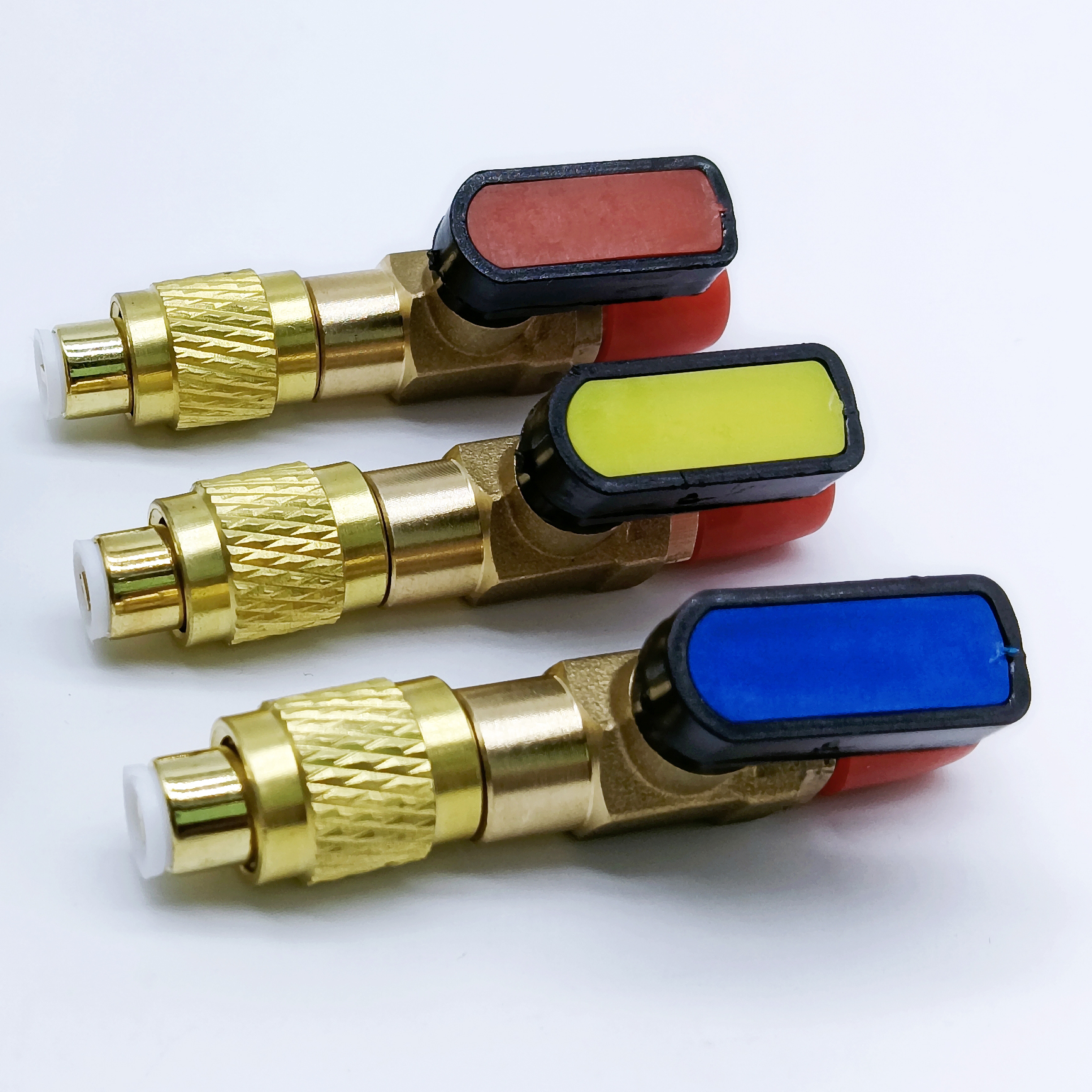 Válvula de esfera compacta angular de refrigerante de ar condicionado, adequada para mangueiras de carregamento hvac r12 r22 r410a, adaptador de refrigerante ac