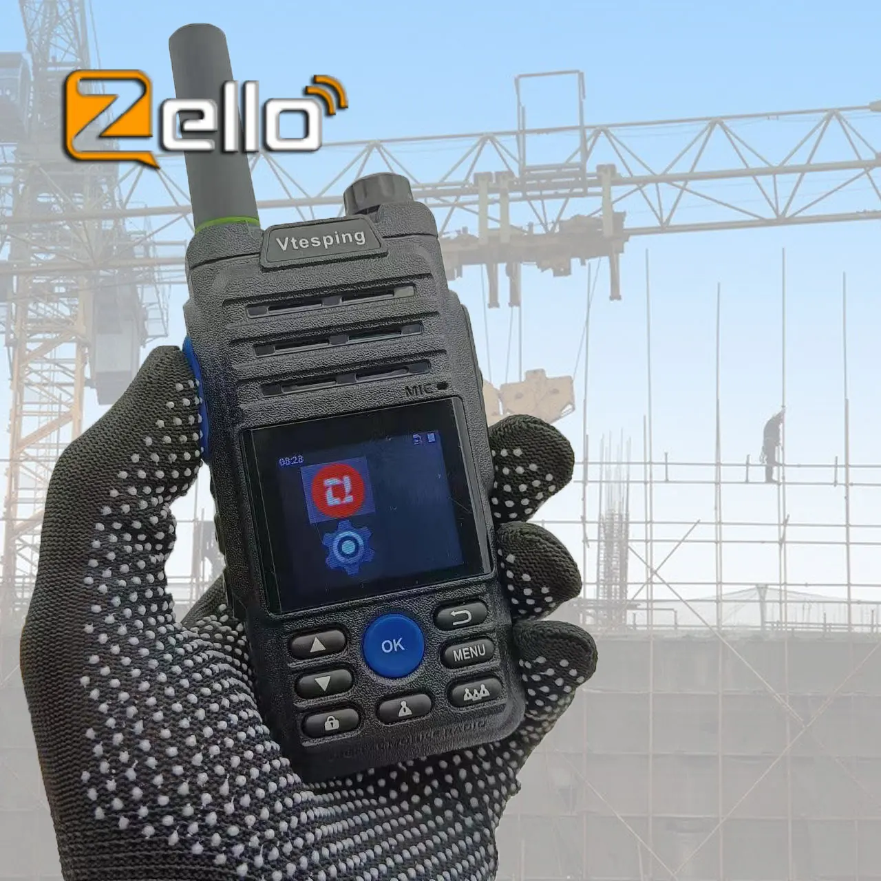 Zello Radio 4G Poc Walkie Talkie Vtesping B5