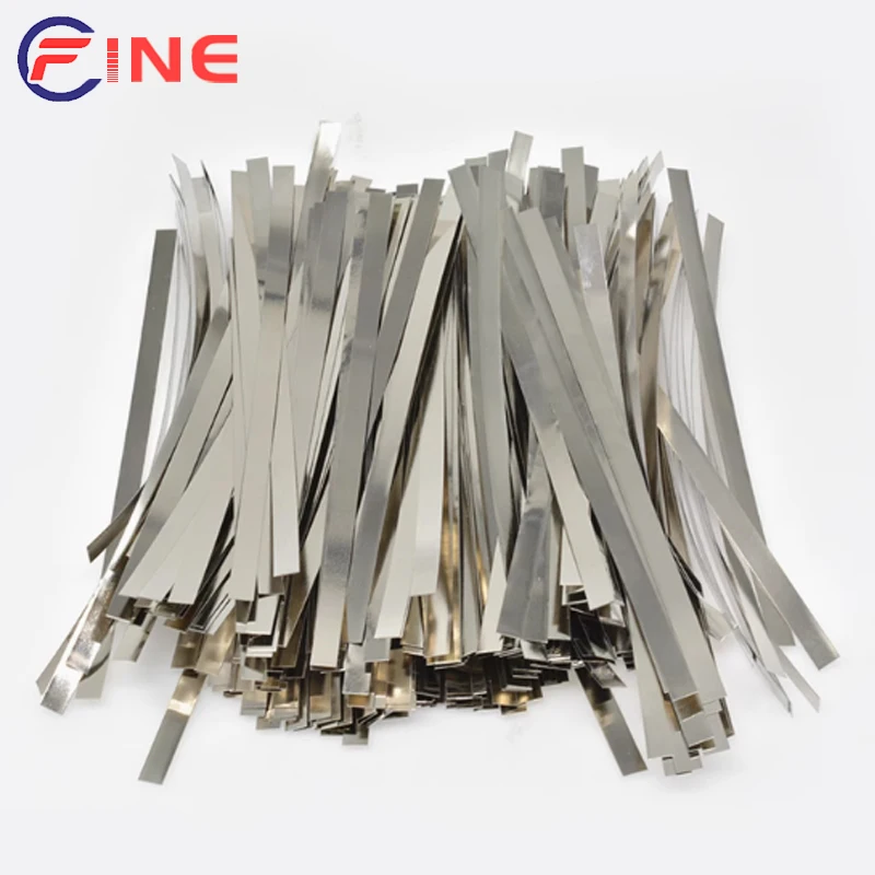 10–200 Stück Nickelstahl-Streifenverbinder, vernickelte Riemenblätter, 18650 Li-Ionen-Batterie, Gürtel, Punktschweißmaschine, Schweißer