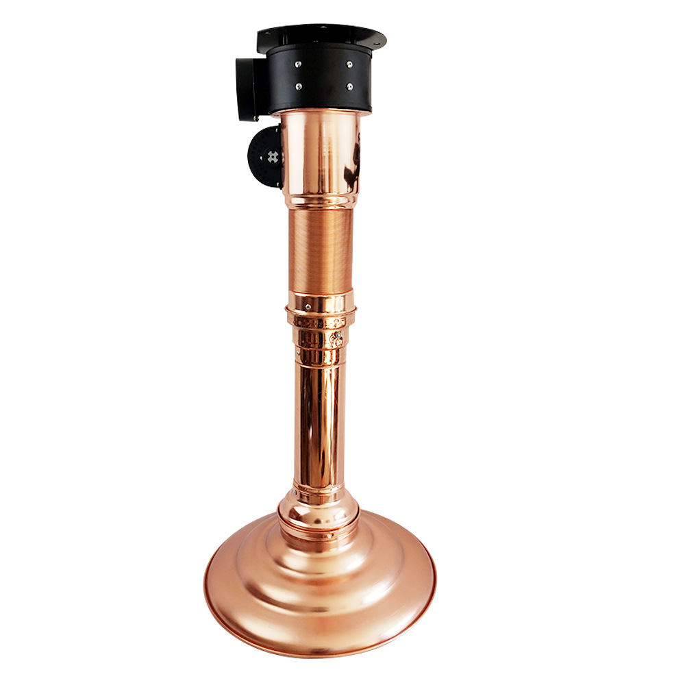 Barbecue Smoking Hood Chimney Telescopic Smoke Exhaust Ventilation Pipe Barbecue Grill Equipment