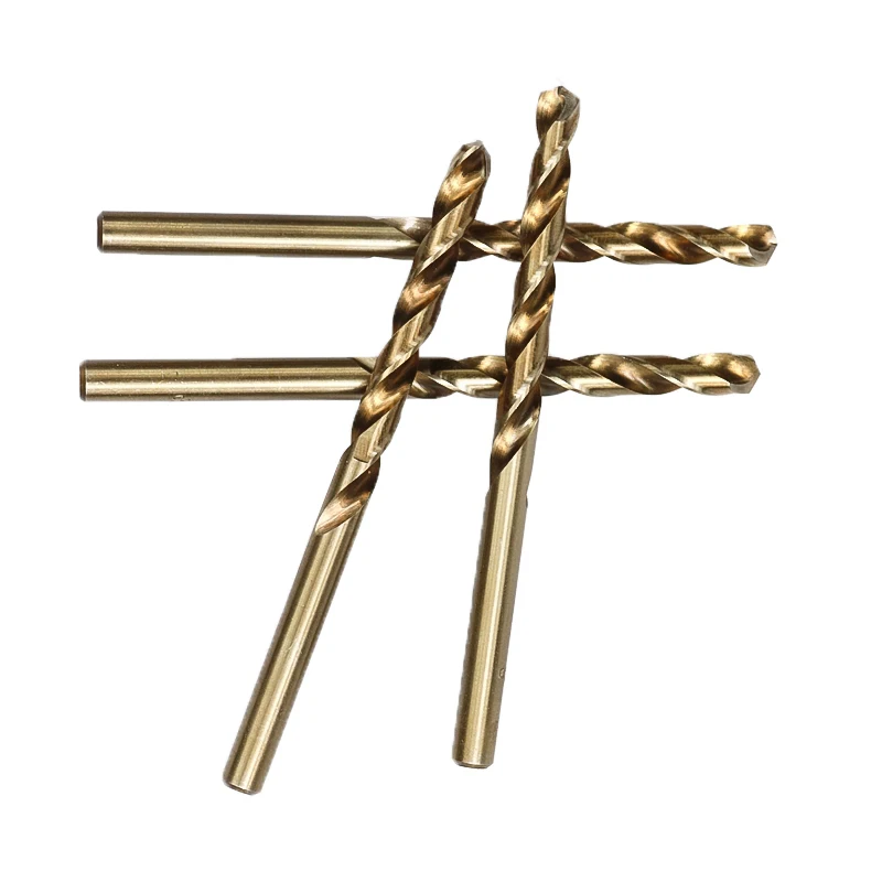 1.0-13mm Cobalt Coated Twist Drill Bit Set HSS M35 Gun Drill Bit For Wood/Metal Hole Cutter Power Tools