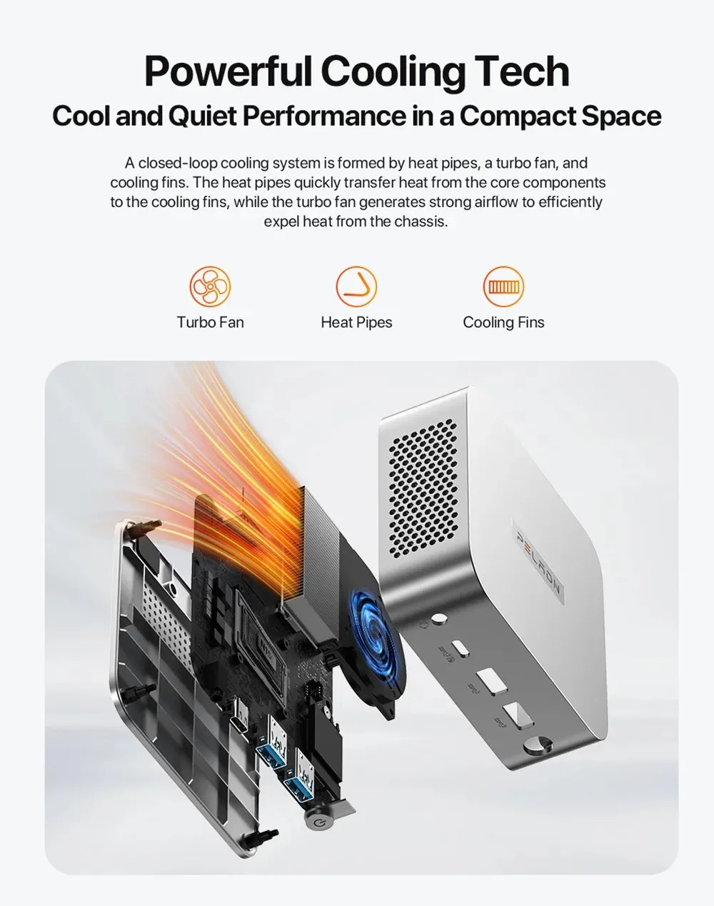 2025 Neuer PELADN WI-9 Mini-PC (Ultra-kompakte Größe) Twin Lake N150 Mini-Computer 16 GB DDR4 512 GB Dual SSD Typ-C Dual HDMI RJ45 LAN WiFi5 Bluetooth 4.2 4K Triple Display Tragbarer PC Windows 11