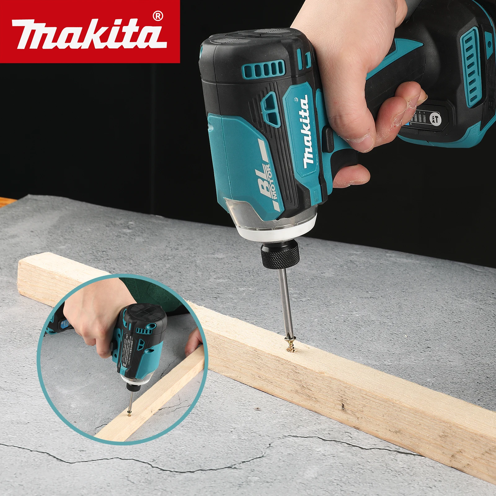Makita DTD171 Avvitatore a percussione a batteria Utensili elettrici senza spazzole, Motore Bare Tool power makita 18v tools Makita utensili elettrici