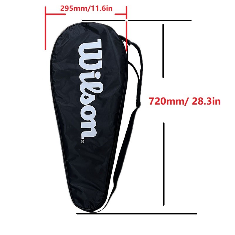 1 ชิ้นกระเป๋าเทนนิสกระเป๋าไม้เทนนิสไหล่เดี่ยวกีฬากระเป๋าทุกวันน้ําหนักเบากระเป๋าเทนนิสแบบพกพา Court แร็กเก็ตกระเป๋า