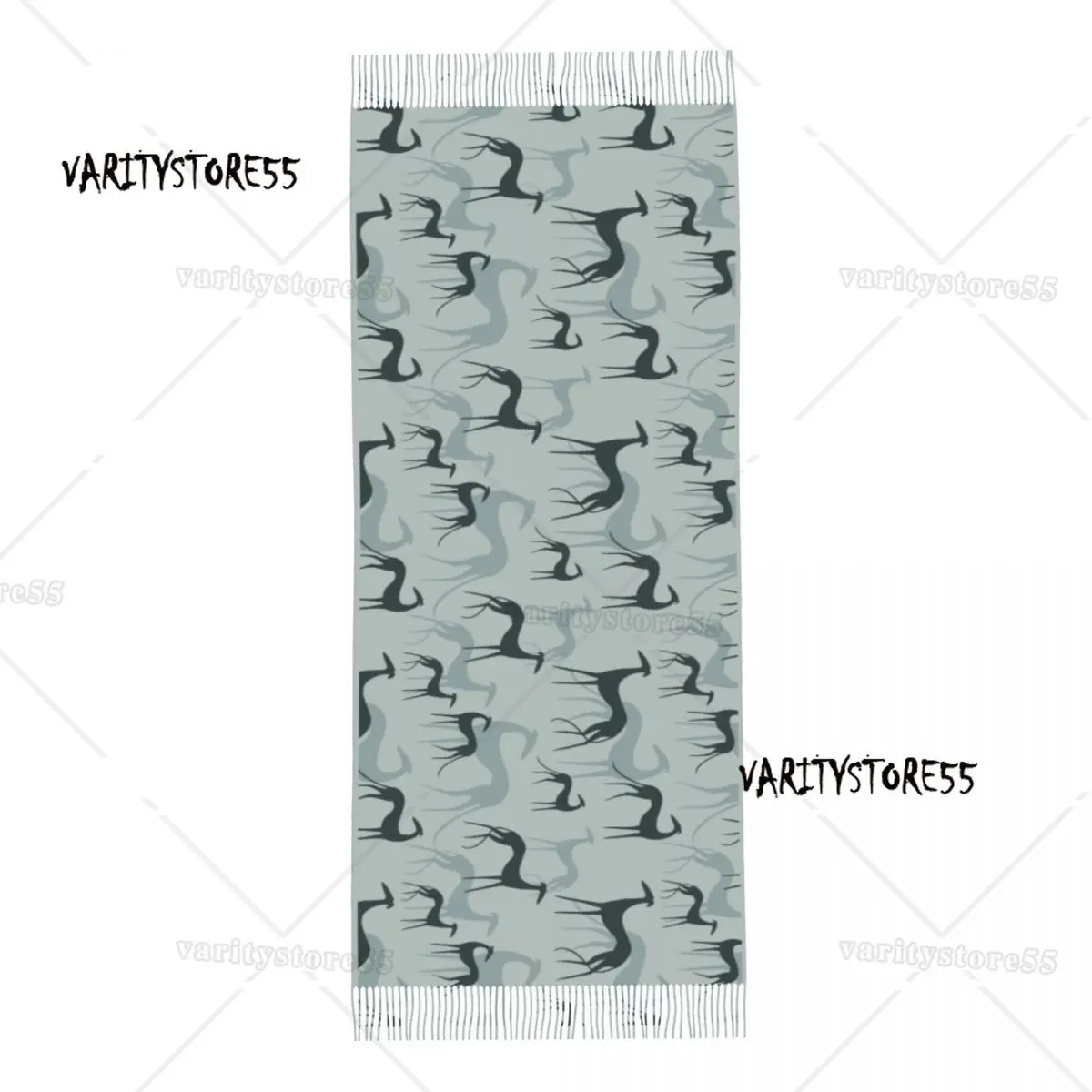 Stampa personalizzata Greyhound Galgos sciarpa per cani donna uomo inverno autunno sciarpe calde Whippet Sighthound scialli avvolge