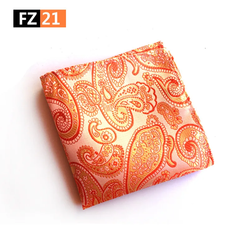 Klassisches Taschentuch mit Paisley-Blumenmuster, Seidensatin, Herren-Taschentuch, modisch, klassisch, für Hochzeit, Party, Einstecktuch