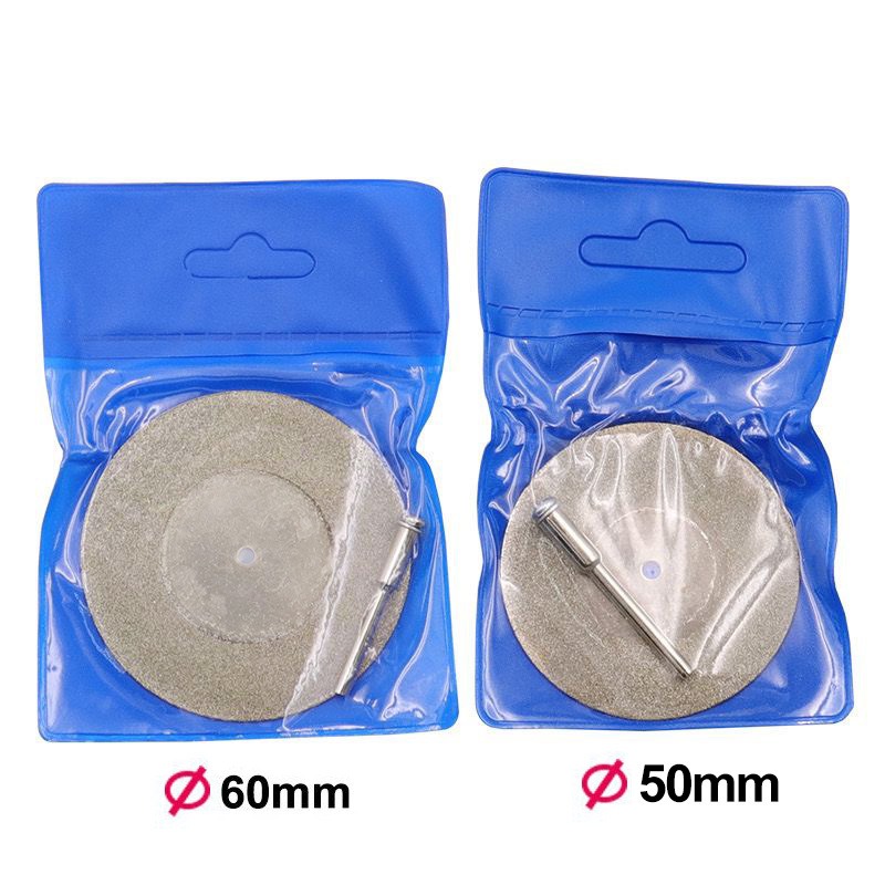แผ่นตัดเพชรล้อเครื่องมือโรตารี่ใบเลื่อยวงเดือนสําหรับ Dremel MINI เจาะ Mandrel Cutoff ไม้หินพลาสติกกระเบื้องแก้ว