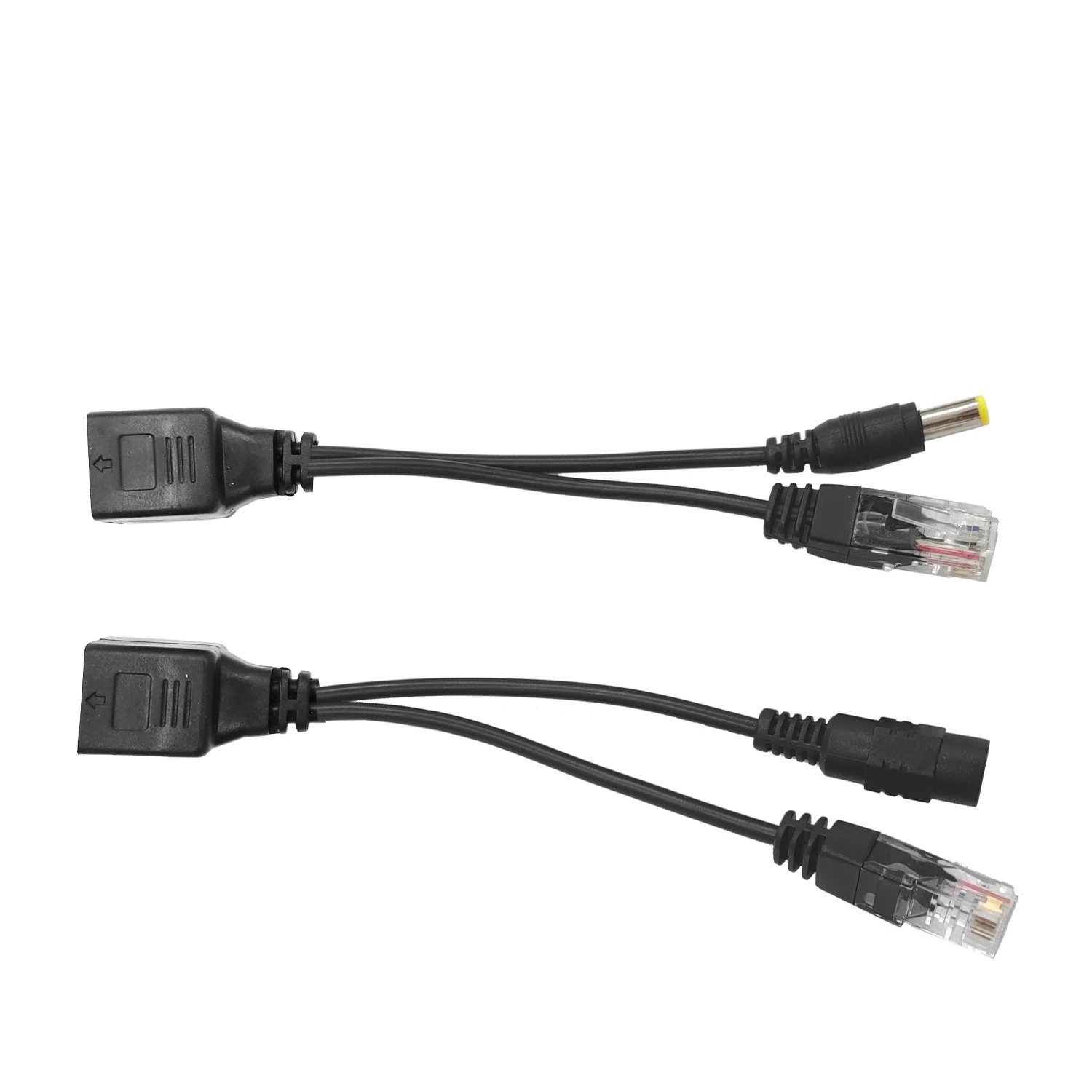 1 paar POE Kabel Passive Power Over Ethernet Adapter Kabel POE Splitter RJ45 Injektor Netzteil Modul 12-48 v Für IP Camea