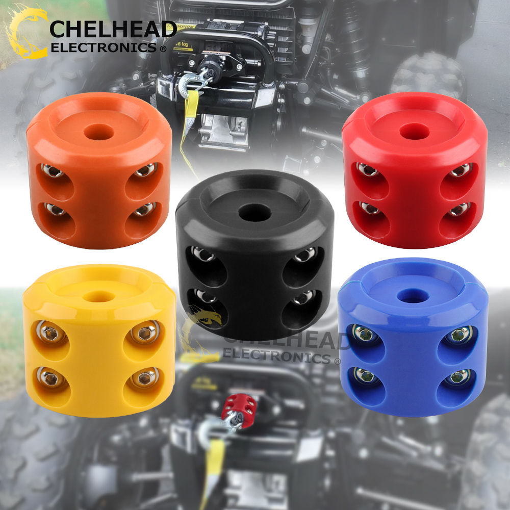 Tope de gancho de Cable de montaje de cabrestante, ahorrador de Cable de línea de parada, Universal, Auto, todoterreno, ATV, UTV, piezas de accesorios