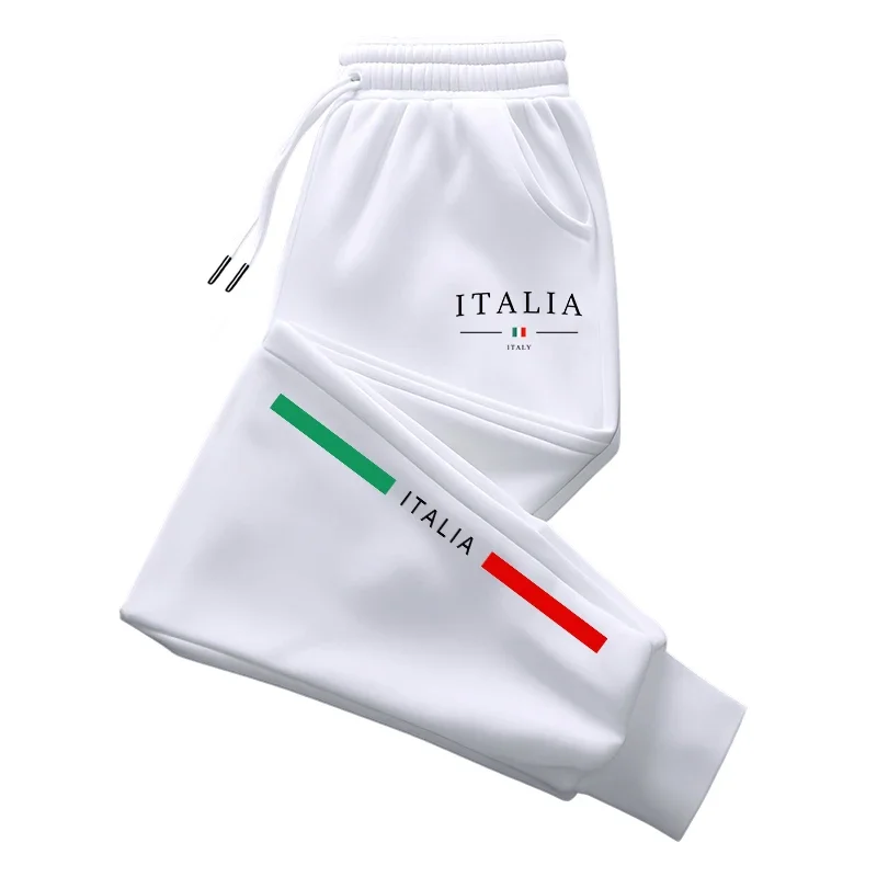 2025 venda quente itália impressão sweatpants de alta qualidade masculino diário casual esportes jogger calças todas as estações casa conforto ao ar livre