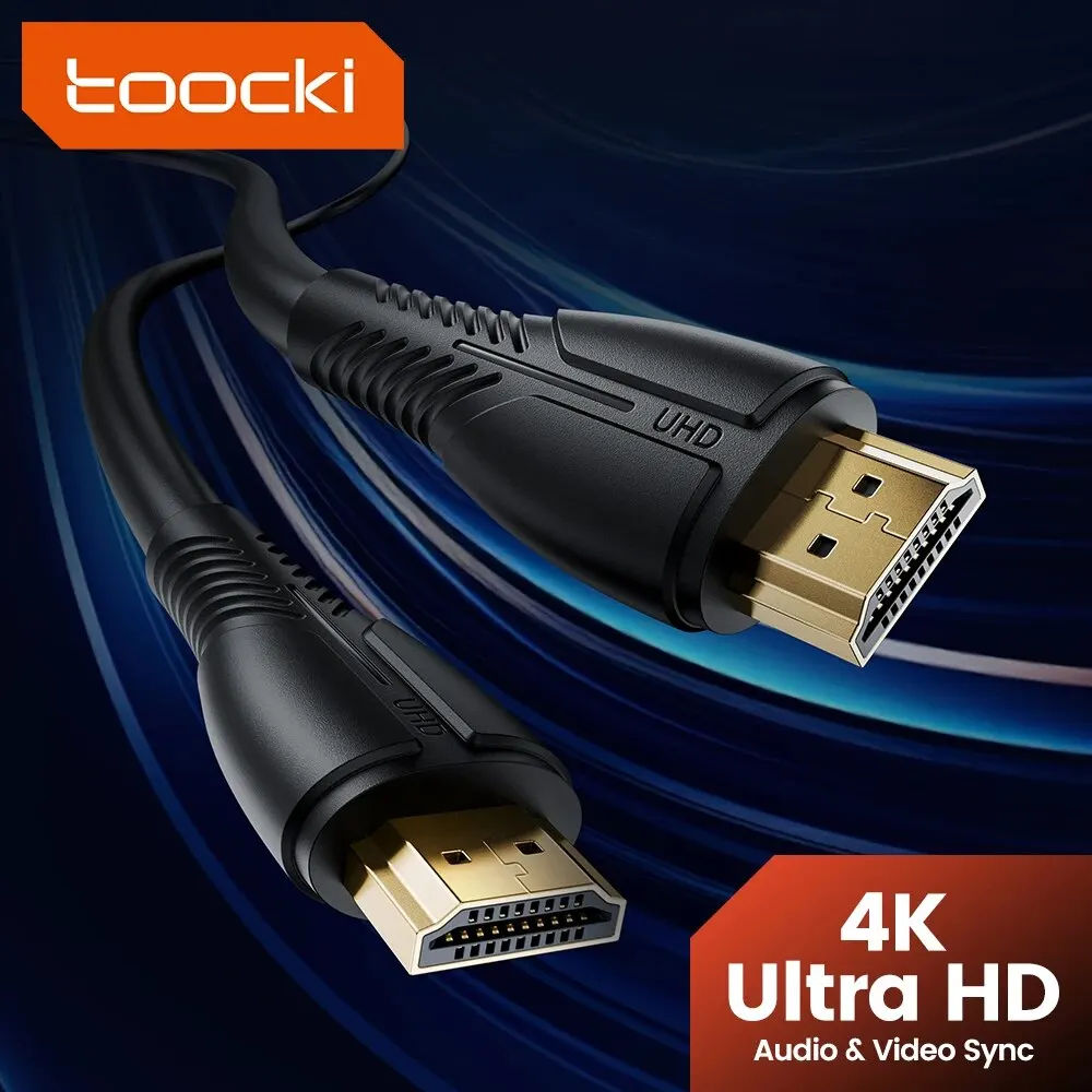 Toocki hdmi 2,0 kabel 4k kabel für ps5 ps4 ps3 xbox feuer tv stick blue ray player hdr hoch geschwindigkeit ethernet 4k 60hz 30hz männlich
