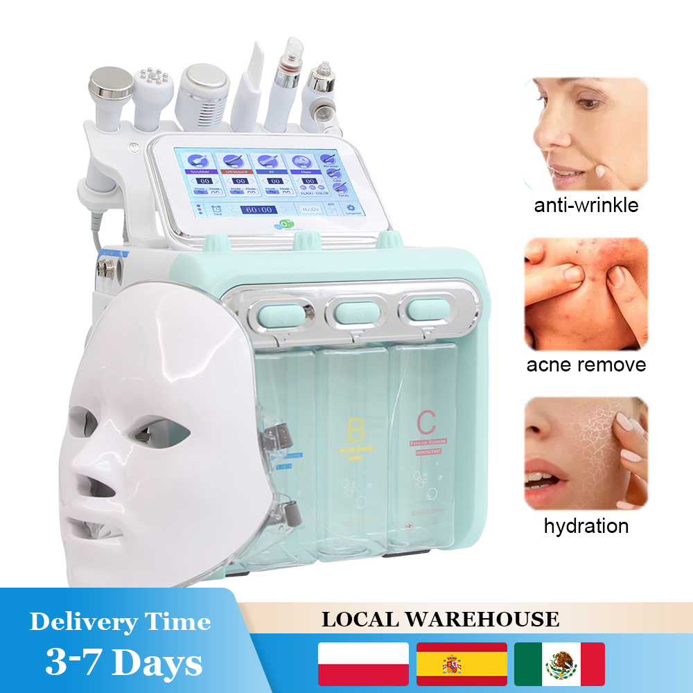 AOKO 7-in-1-Wasser-Sauerstoff, kleine Blase, Maschine, Facelifting, Akne, Poren, Tiefenreinigung, Schönheitssalon-Gerät, Hydro-Dermabrasion, Peeling