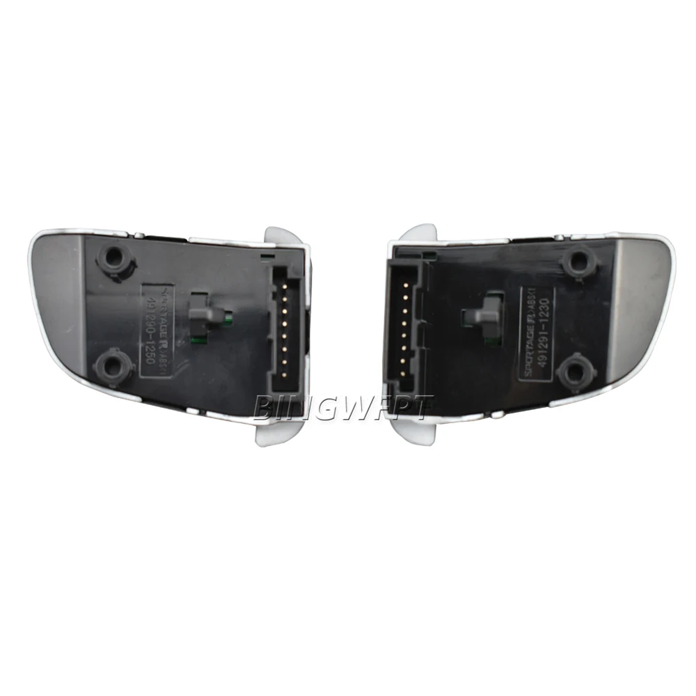 Botones de Control de crucero de Audio del volante multifunción para Kia Sportage SL, interruptor de botón de Panel Bluetooth con retroiluminación
