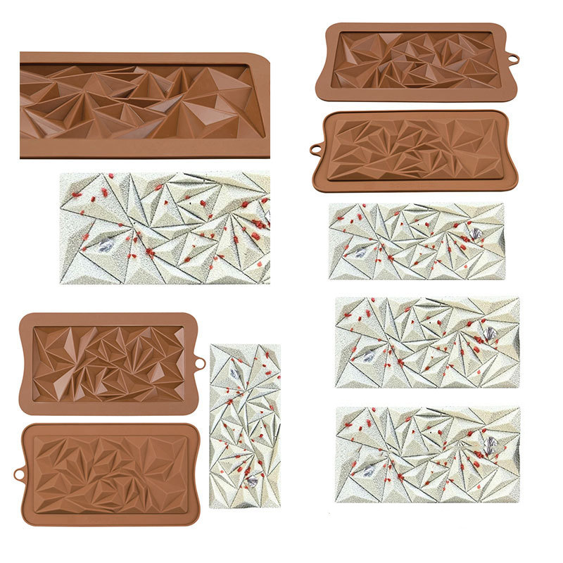 29-style Irregular Silicone Chocolate Baking Mold Porous Flower Love Candy Jelly Ice Making Set Cake Decor Soap Candle Mould